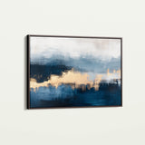 Abstract 289 Canvas Art 18" x 24" / 45 x 60 cm / Black