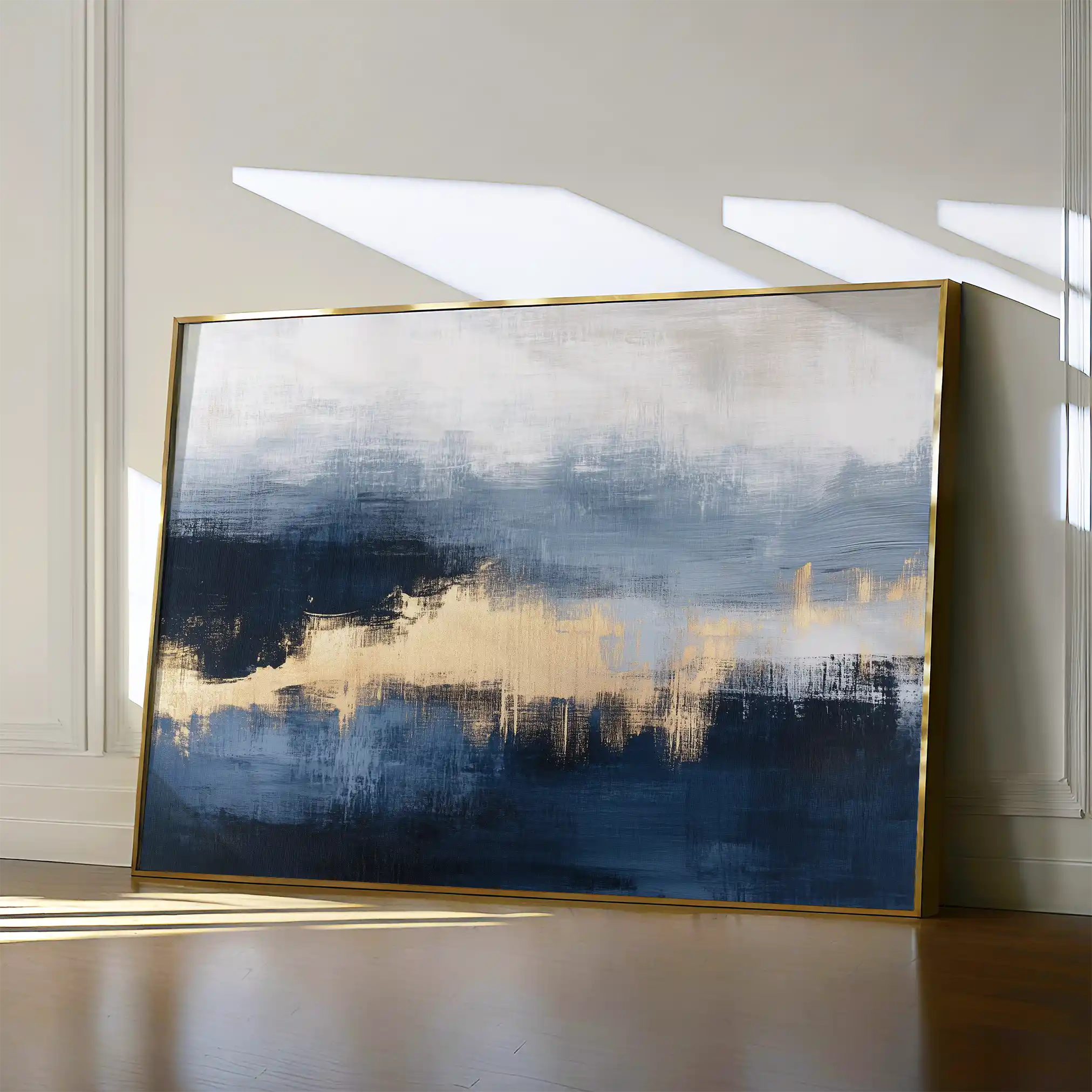 Abstract 289 Canvas Art 60 x 40 cm / Black