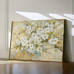 Floral 289 Canvas Art 60 x 40 cm / Black