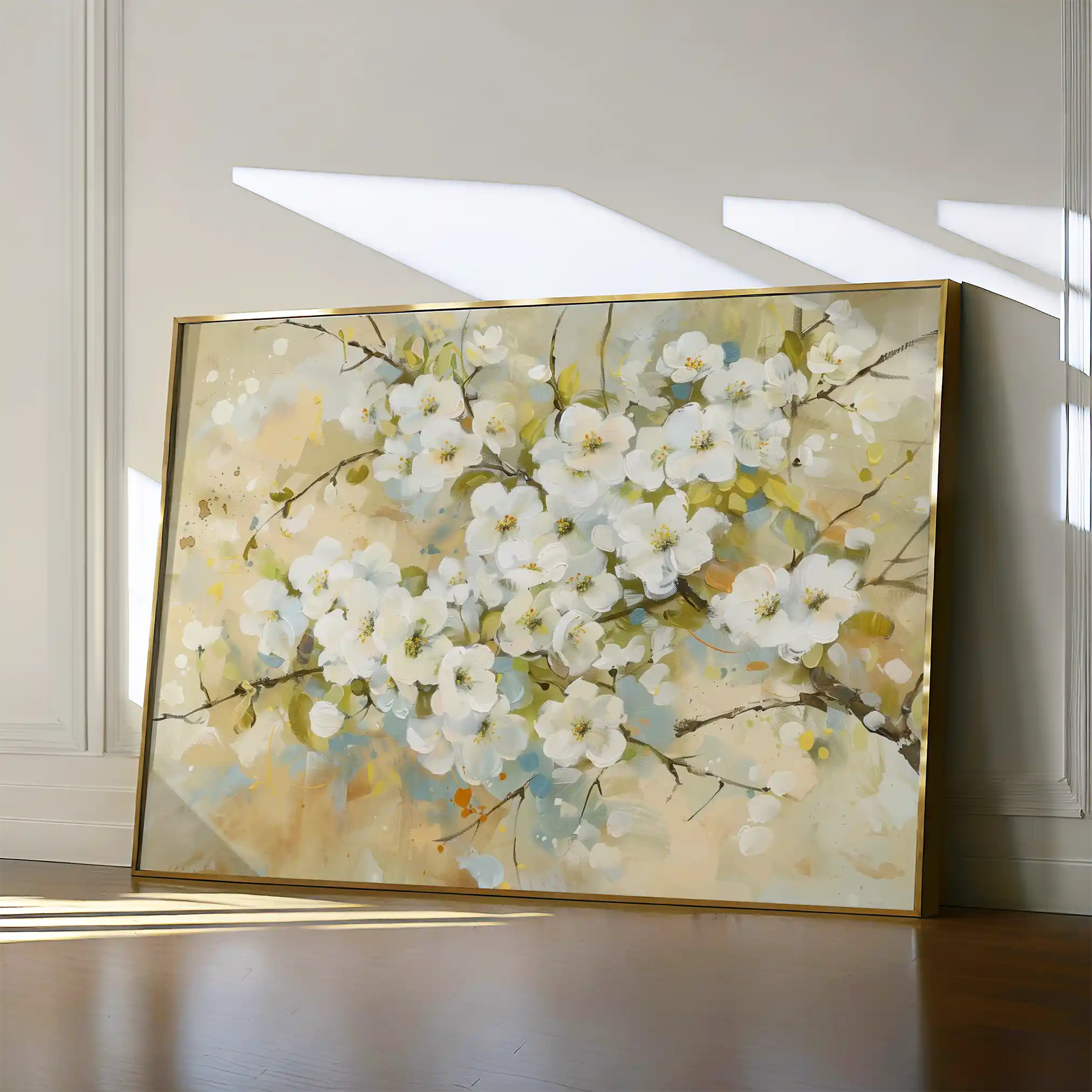 Floral 289 Canvas Art 60 x 40 cm / Black