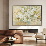 Floral 289 Canvas Art 60 x 40 cm / Black