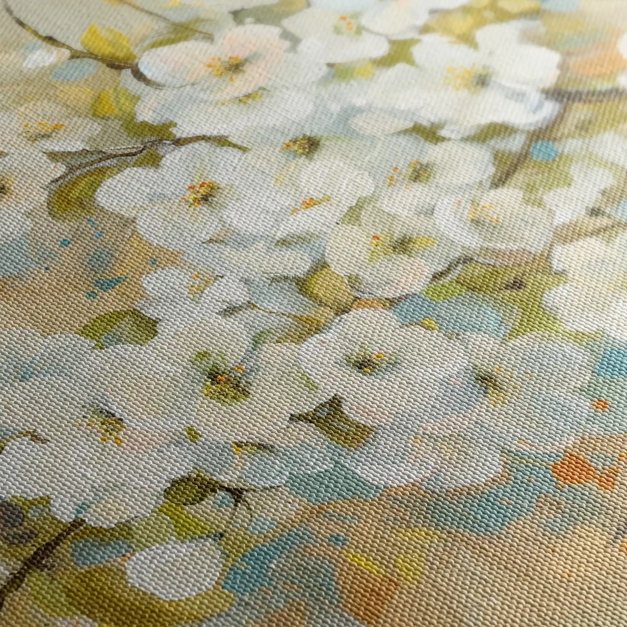Floral 289 Canvas Art 60 x 40 cm / Black