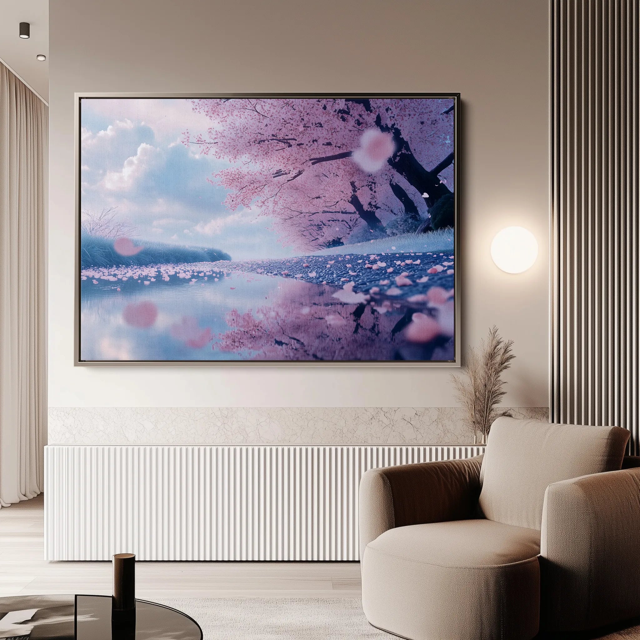 Landscape 289 Canvas Art 18" x 24" / 45 x 60 cm / Black
