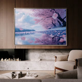 Landscape 289 Canvas Art 18" x 24" / 45 x 60 cm / Black