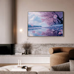 Landscape 289 Canvas Art 18" x 24" / 45 x 60 cm / Black