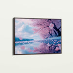 Landscape 289 Canvas Art 18" x 24" / 45 x 60 cm / Black