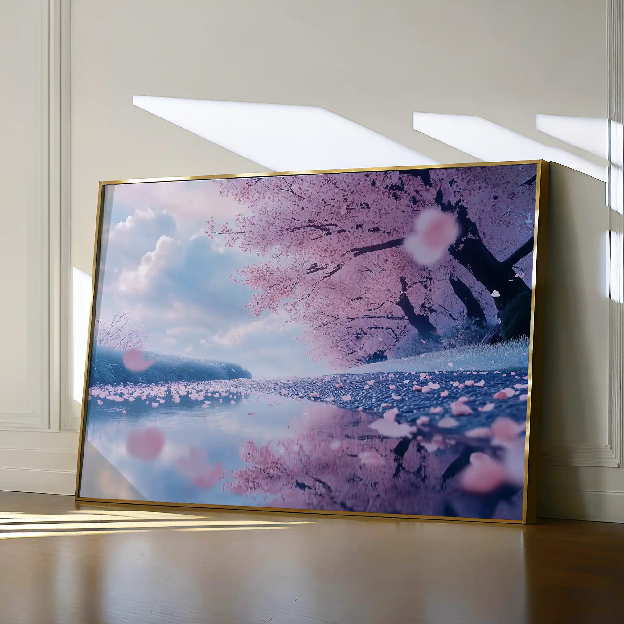 Landscape 289 Canvas Art 60 x 40 cm / Black