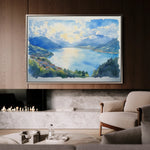 Landscape 290 Canvas Art 18" x 24" / 45 x 60 cm / Black