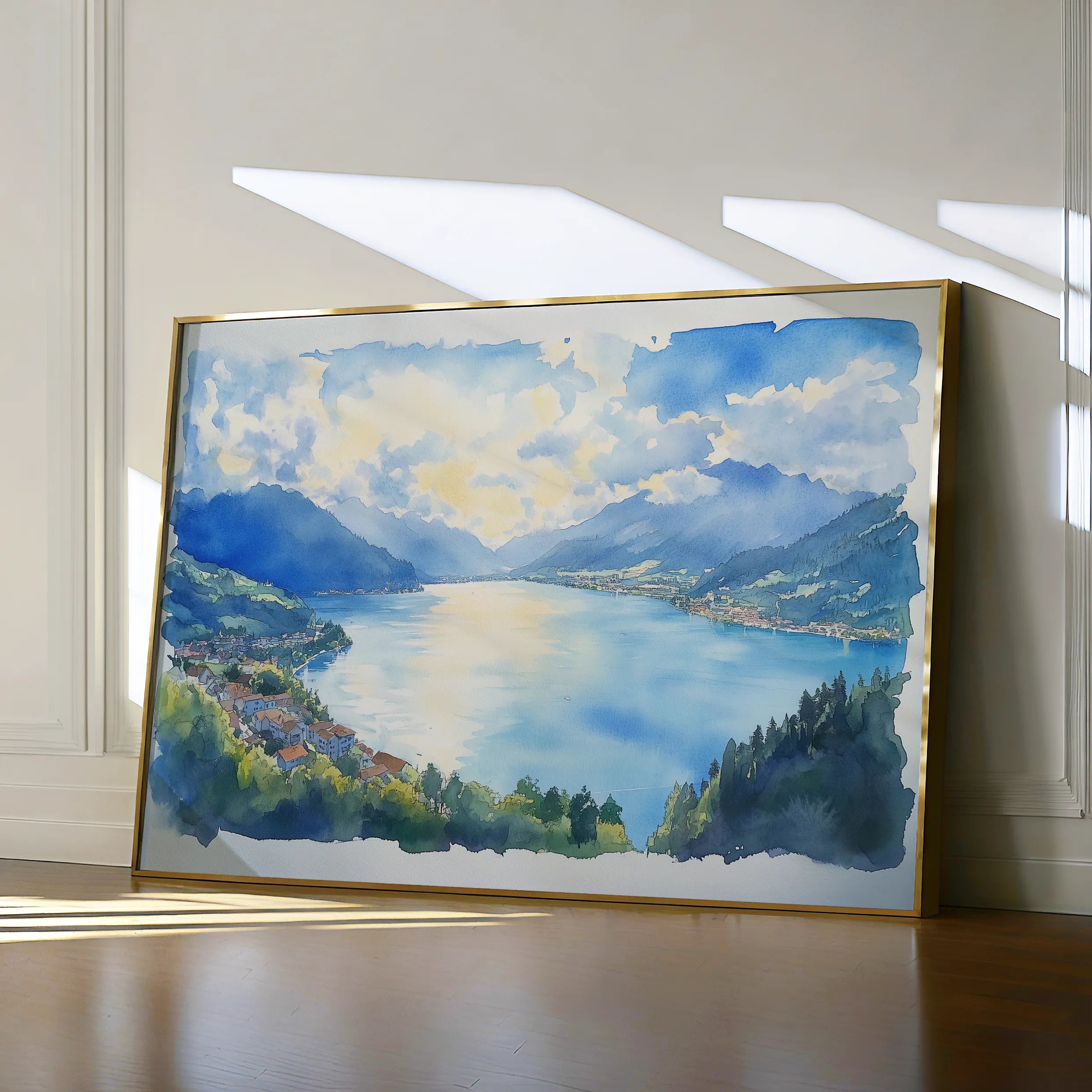 Landscape 290 Canvas Art 18" x 24" / 45 x 60 cm / Black
