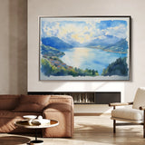Landscape 290 Canvas Art 18" x 24" / 45 x 60 cm / Black