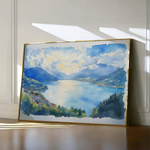 Landscape 290 Canvas Art 60 x 40 cm / Black