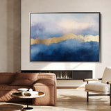 Abstract 291 Canvas Art 18" x 24" / 45 x 60 cm / Black