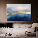 Abstract 291 Canvas Art 18" x 24" / 45 x 60 cm / Black