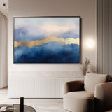 Abstract 291 Canvas Art 18" x 24" / 45 x 60 cm / Black