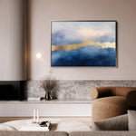Abstract 291 Canvas Art 18" x 24" / 45 x 60 cm / Black