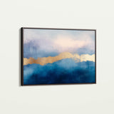 Abstract 291 Canvas Art 18" x 24" / 45 x 60 cm / Black
