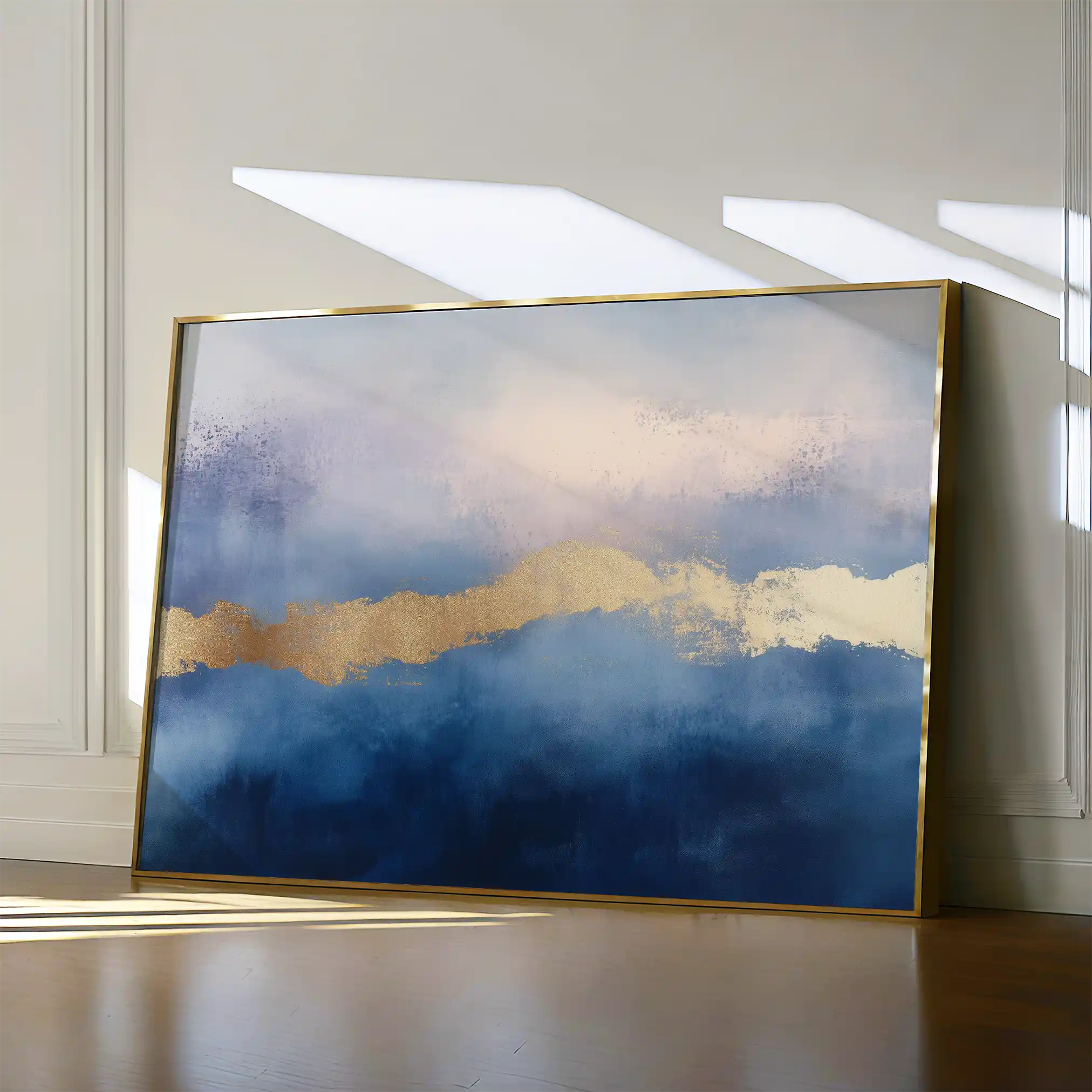 Abstract 291 Canvas Art 60 x 40 cm / Black