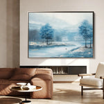 Floral 291 Canvas Art 60 x 40 cm / Black