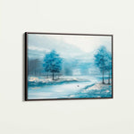 Floral 291 Canvas Art 60 x 40 cm / Black