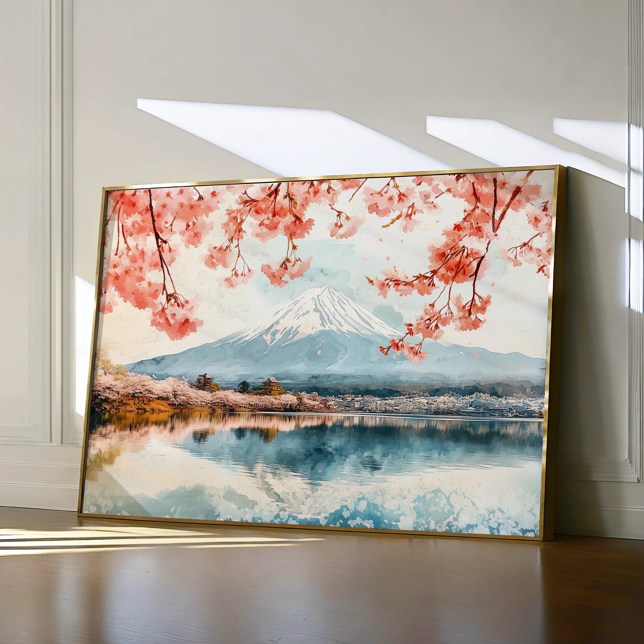 Landscape 291 Canvas Art 18" x 24" / 45 x 60 cm / Black