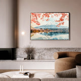 Landscape 291 Canvas Art 18" x 24" / 45 x 60 cm / Black