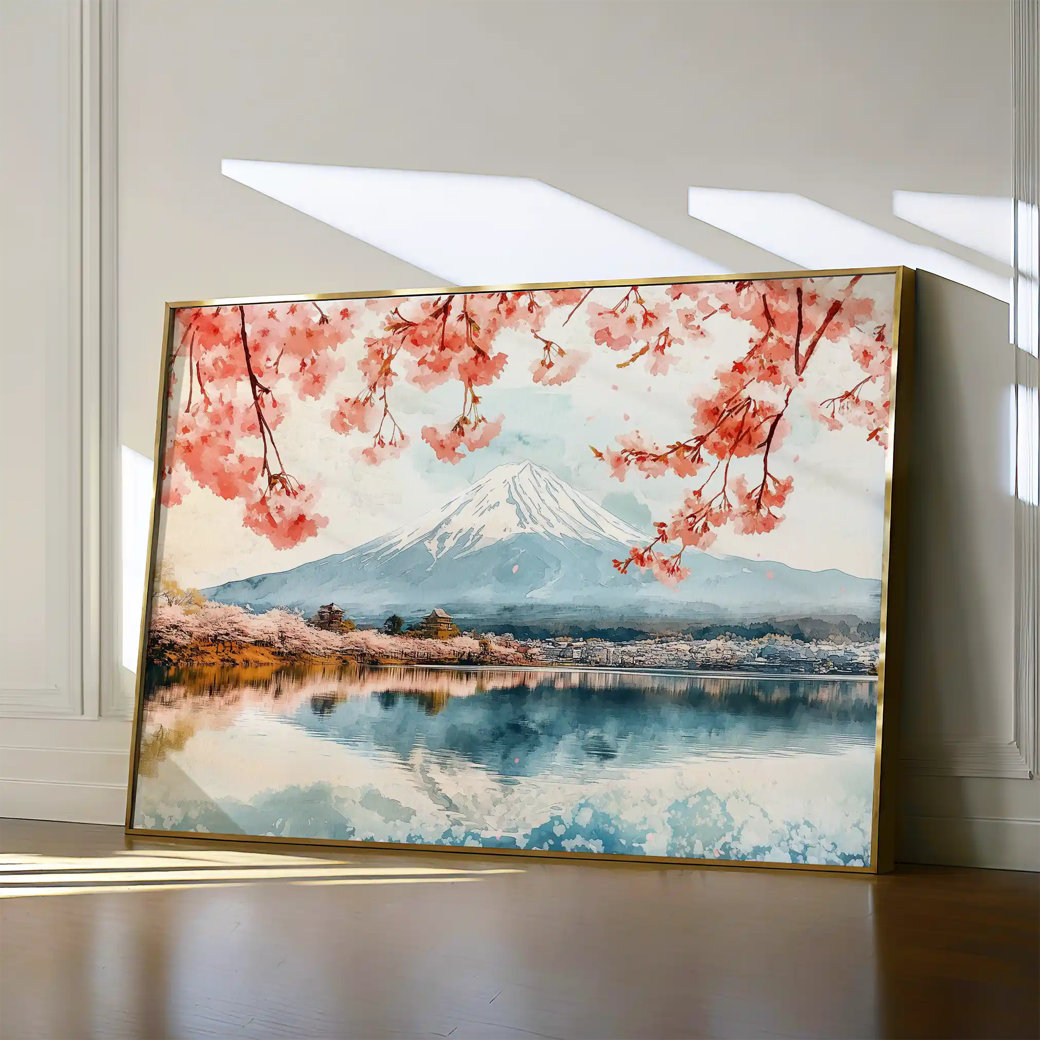 Landscape 291 Canvas Art 60 x 40 cm / Black