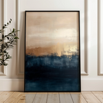 Abstract 292 Canvas Art 18" x 24" / 45 x 60 cm / Black