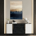 Abstract 292 Canvas Art 18" x 24" / 45 x 60 cm / Black