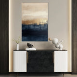 Abstract 292 Canvas Art 18" x 24" / 45 x 60 cm / Black