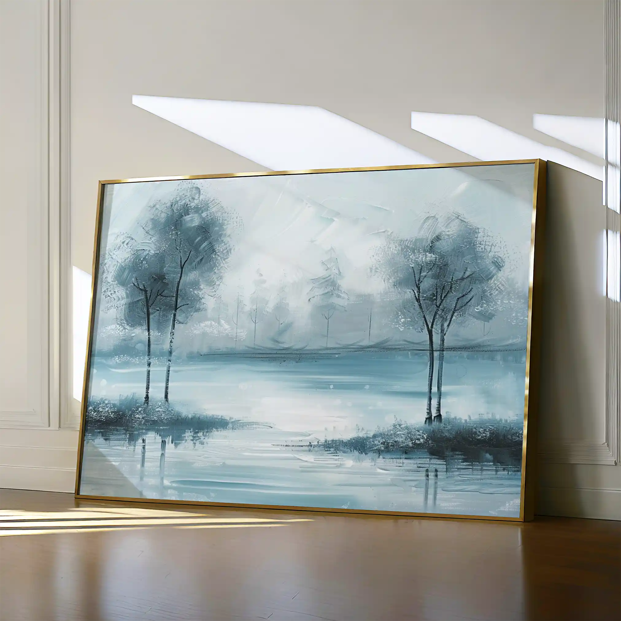 Floral 292 Canvas Art 60 x 40 cm / Black