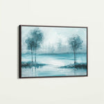 Floral 292 Canvas Art 60 x 40 cm / Black