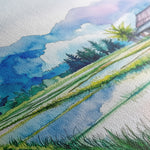 Landscape 292 Canvas Art 18" x 24" / 45 x 60 cm / Black