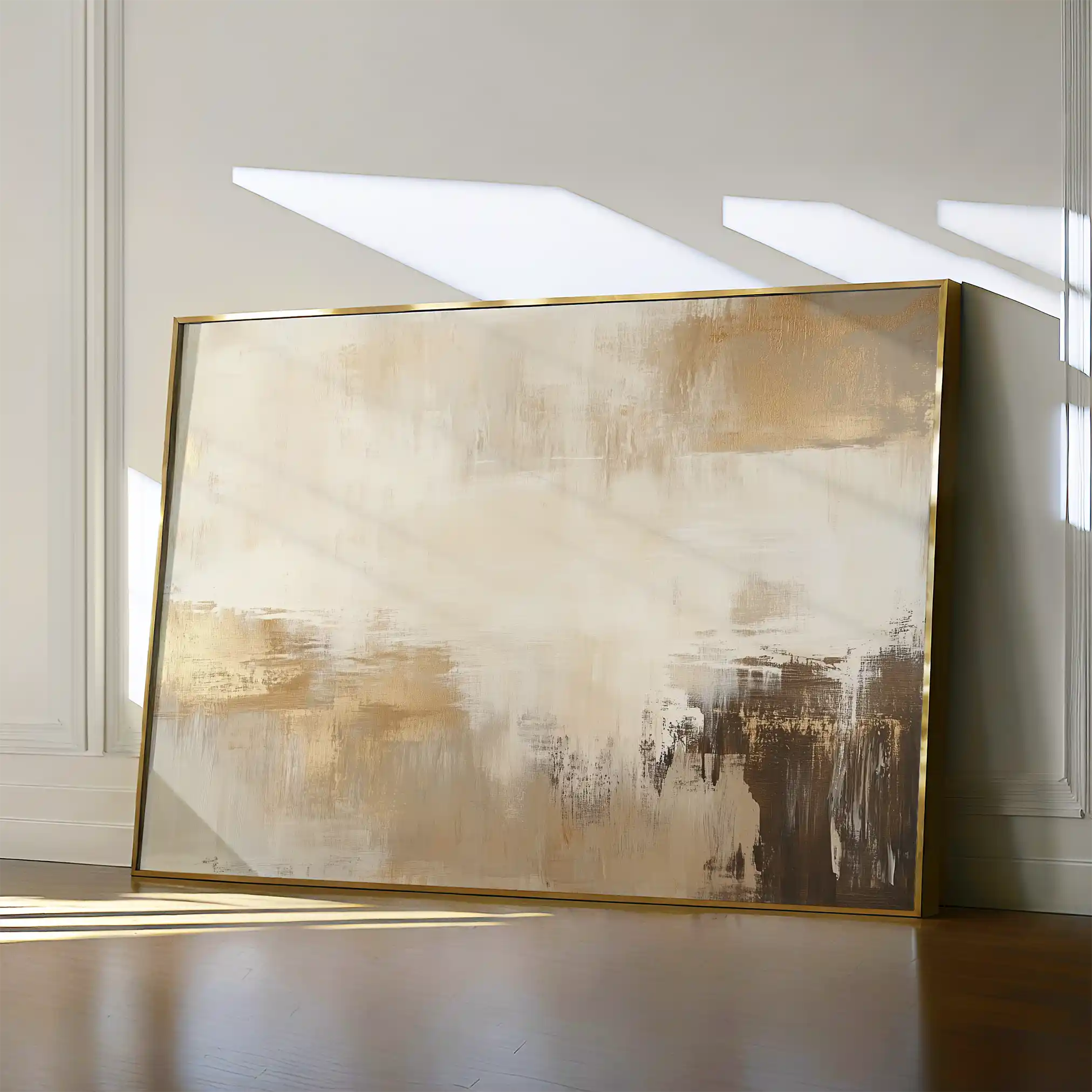 Abstract 293 Canvas Art 18" x 24" / 45 x 60 cm / Black