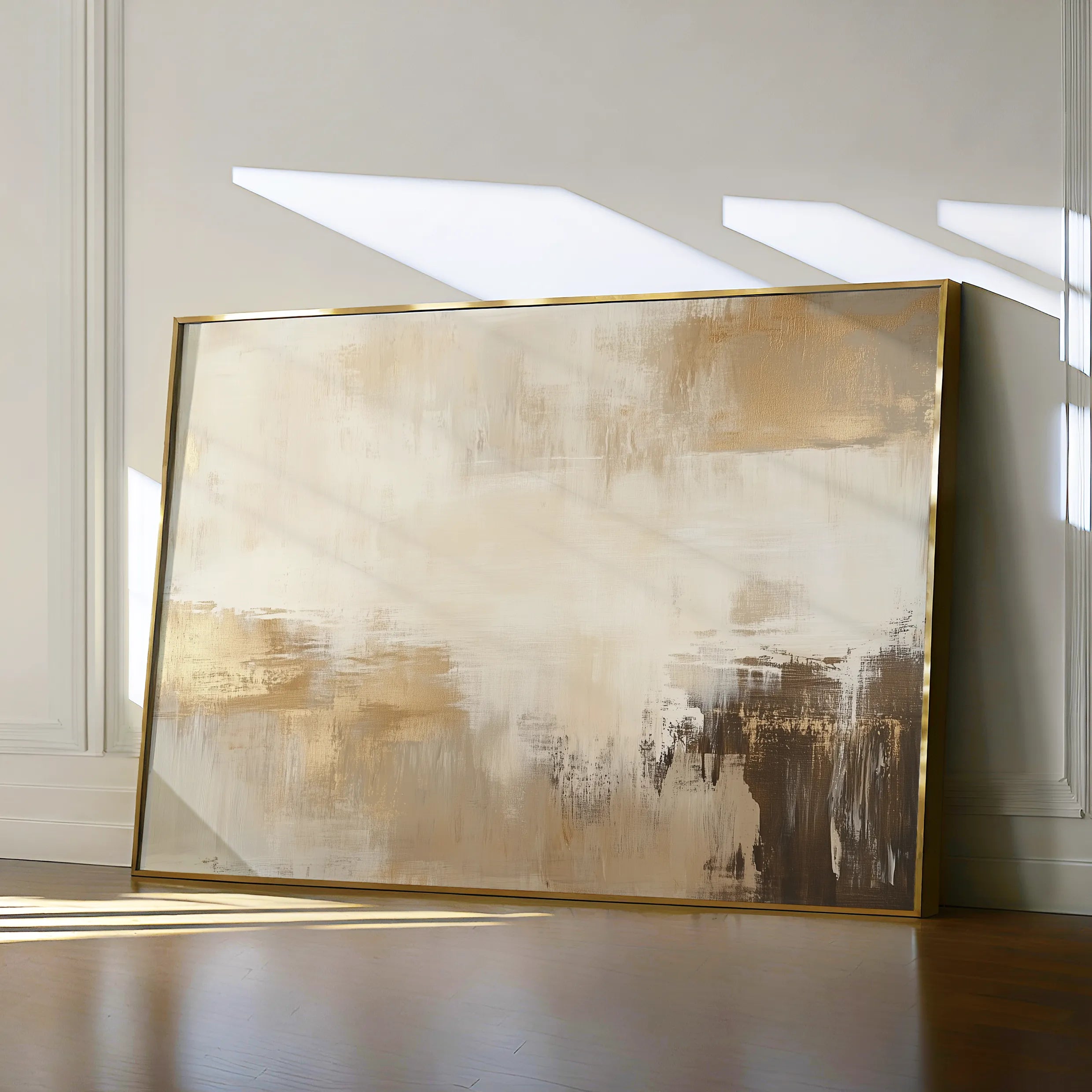 Abstract 293 Canvas Art 18" x 24" / 45 x 60 cm / Black