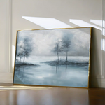 Floral 293 Canvas Art 60 x 40 cm / Black