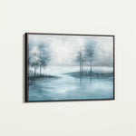 Floral 293 Canvas Art 60 x 40 cm / Black