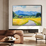 Landscape 293 Canvas Art 18" x 24" / 45 x 60 cm / Black