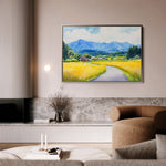Landscape 293 Canvas Art 18" x 24" / 45 x 60 cm / Black
