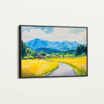 Landscape 293 Canvas Art 18" x 24" / 45 x 60 cm / Black