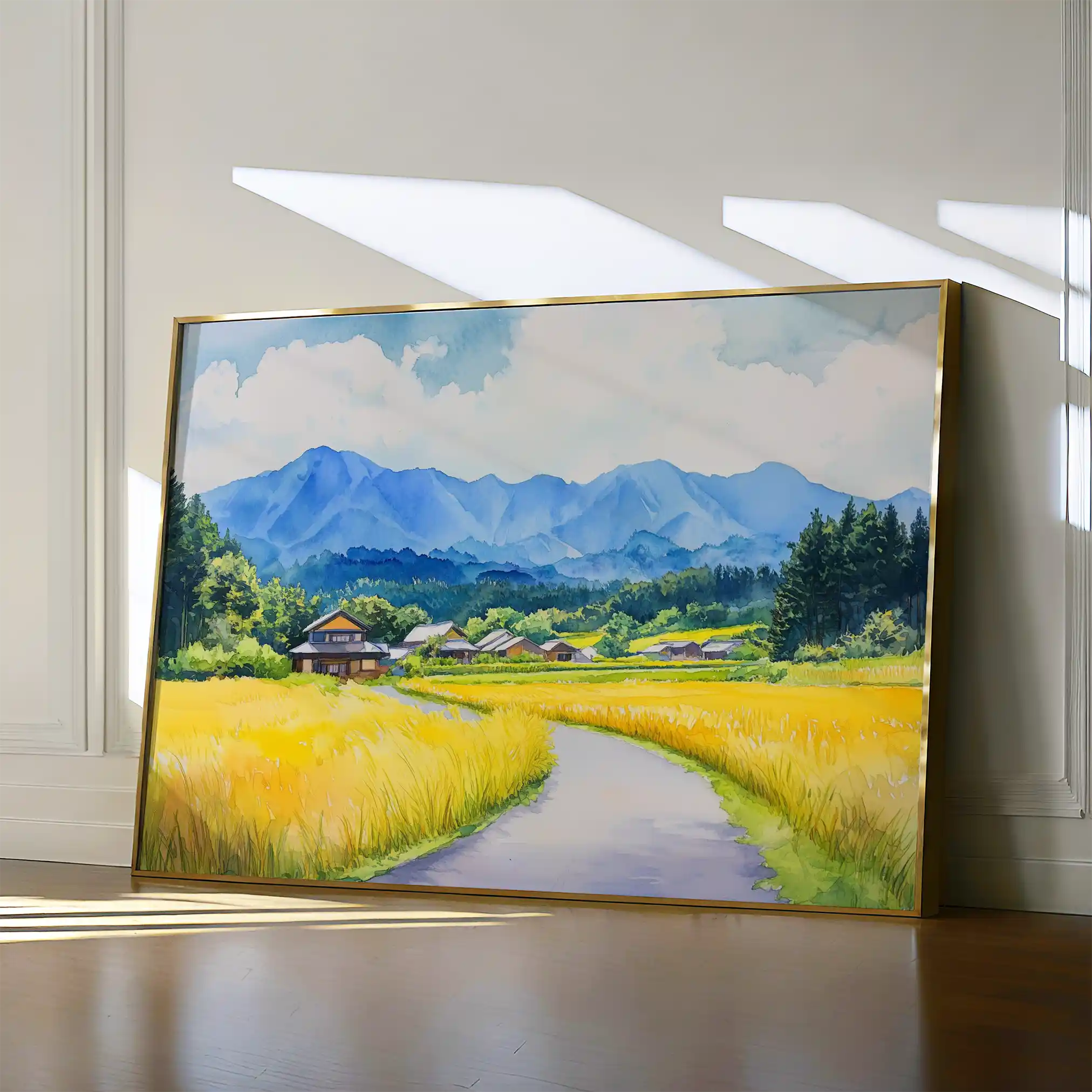 Landscape 293 Canvas Art 60 x 40 cm / Black