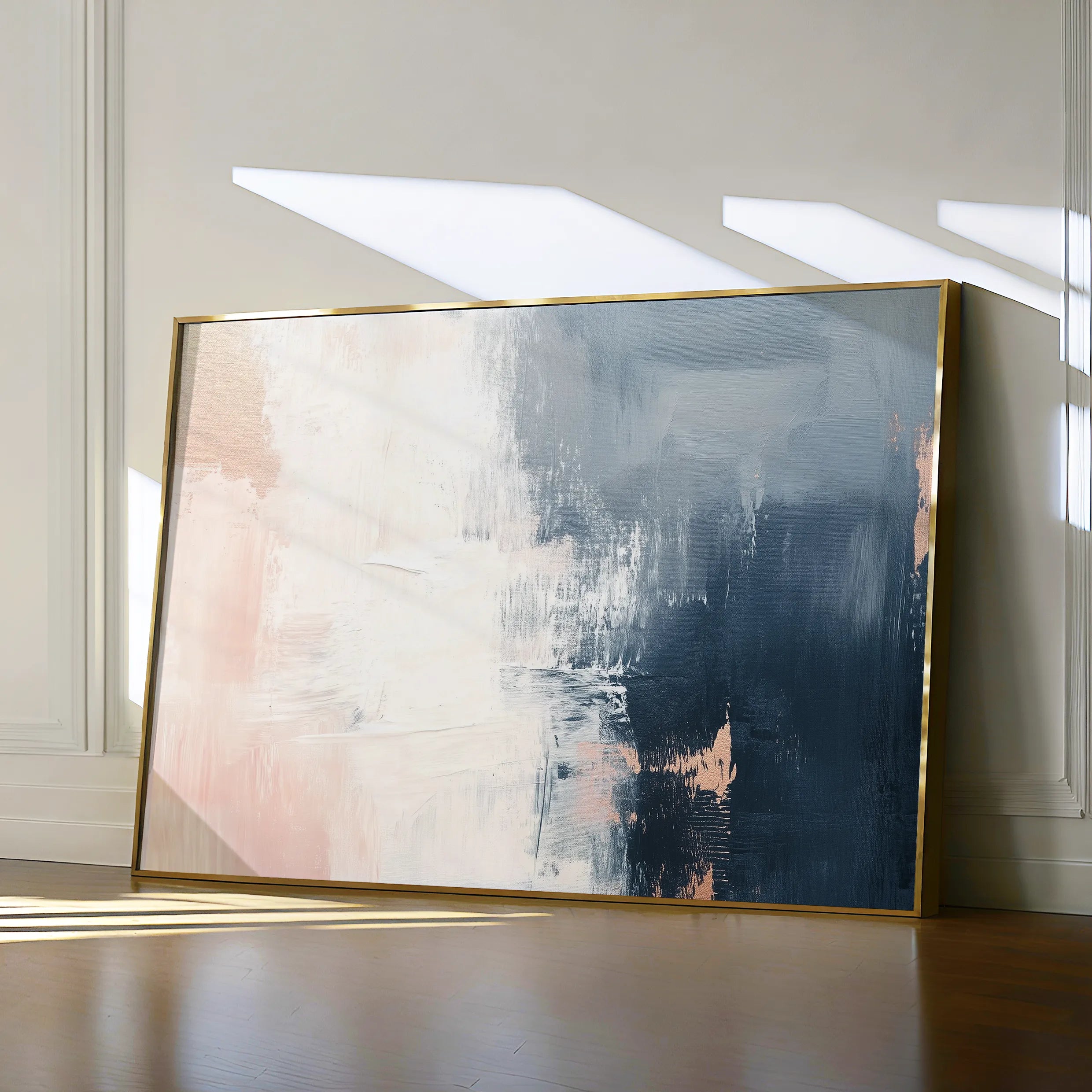 Abstract 294 Canvas Art 18" x 24" / 45 x 60 cm / Black