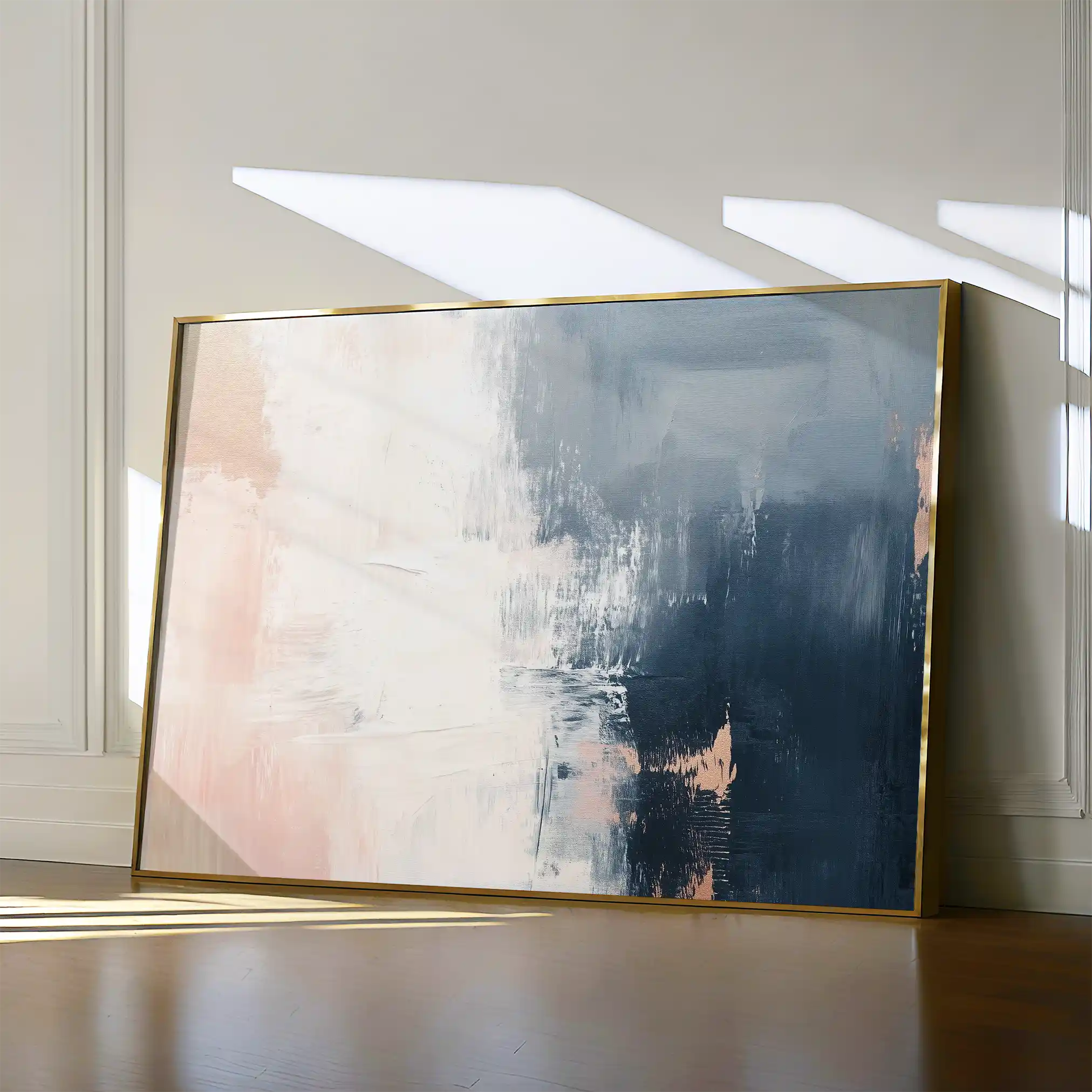 Abstract 294 Canvas Art 60 x 40 cm / Black