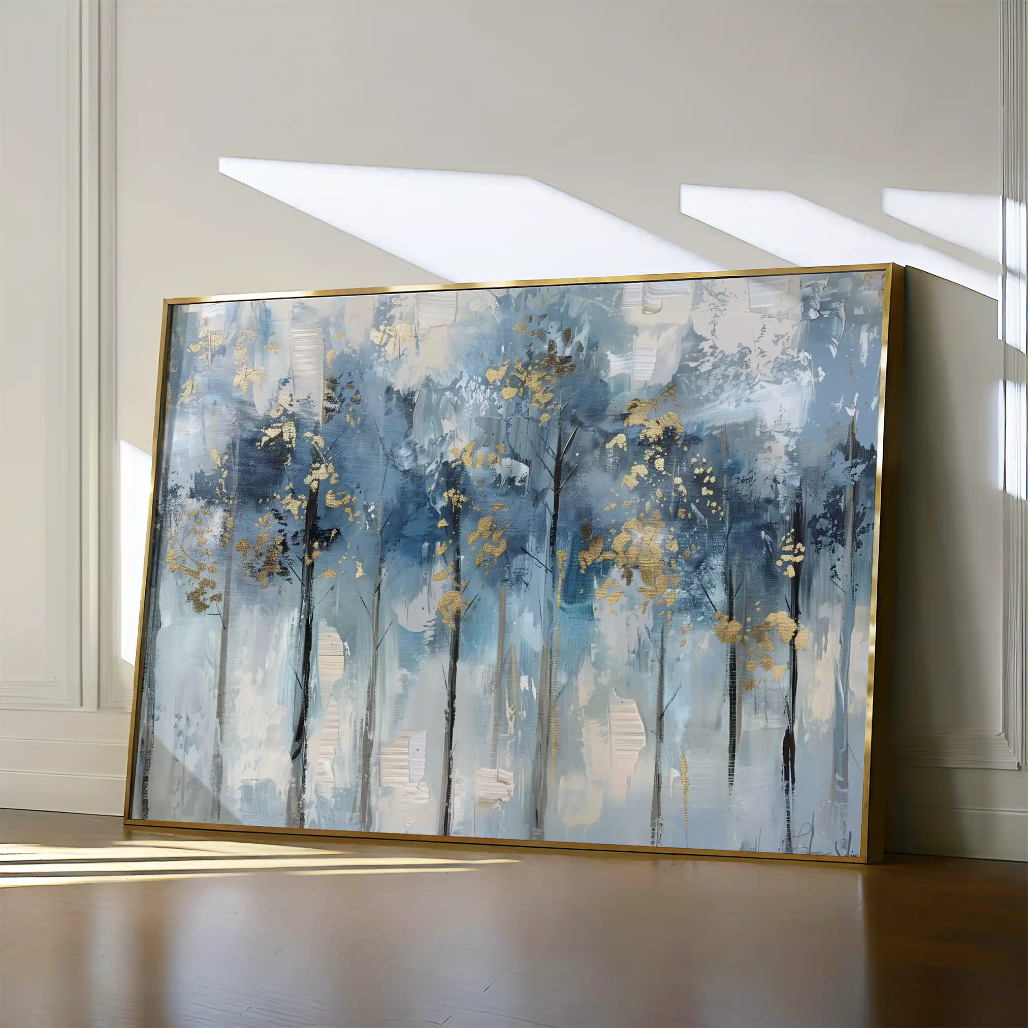 Floral 294 Canvas Art 60 x 40 cm / Black
