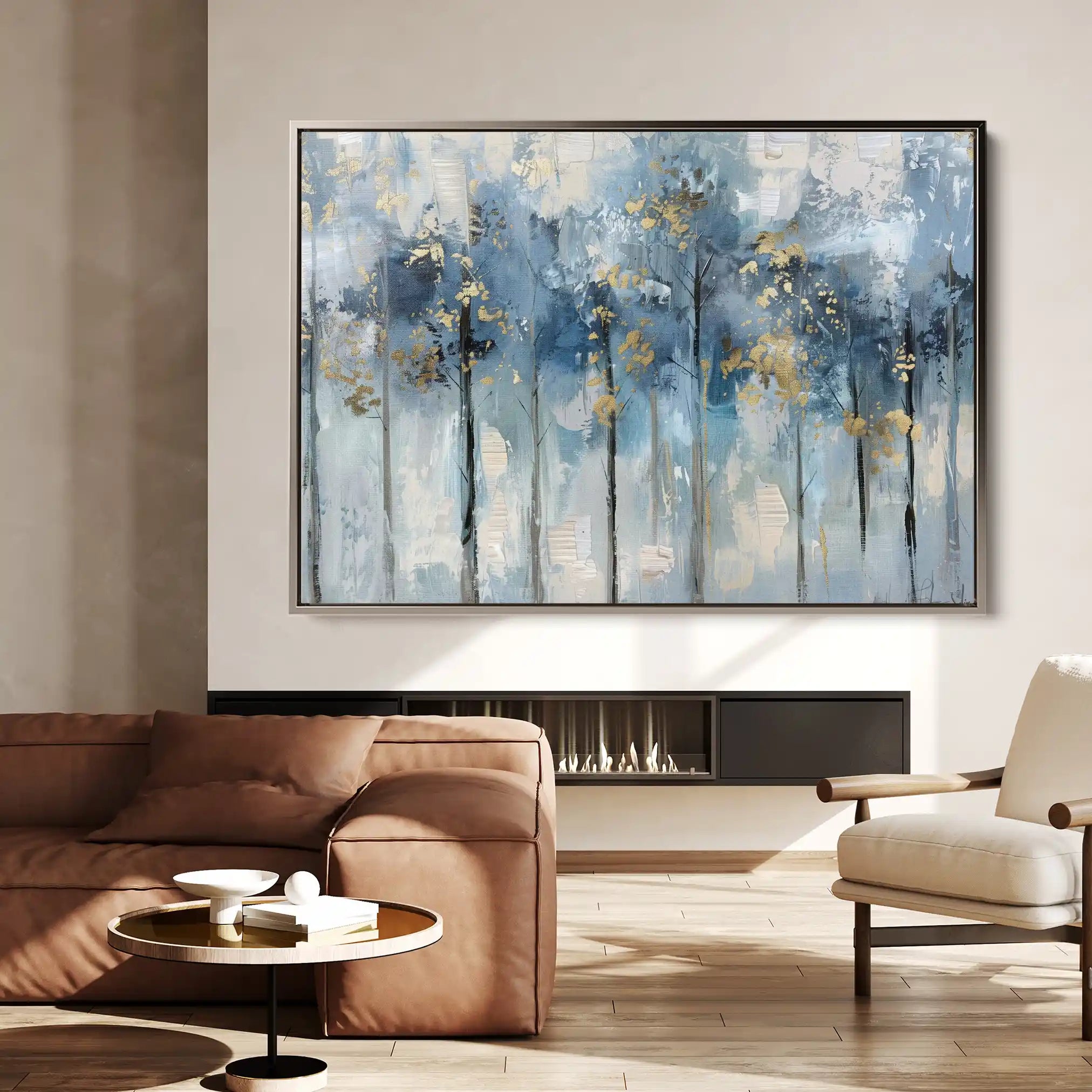 Floral 294 Canvas Art 60 x 40 cm / Black