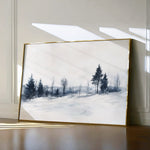 Landscape 294 Canvas Art 18" x 24" / 45 x 60 cm / Black