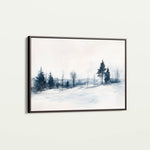 Landscape 294 Canvas Art 18" x 24" / 45 x 60 cm / Black