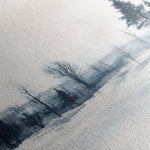 Landscape 294 Canvas Art 18" x 24" / 45 x 60 cm / Black