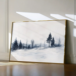 Landscape 294 Canvas Art 60 x 40 cm / Black