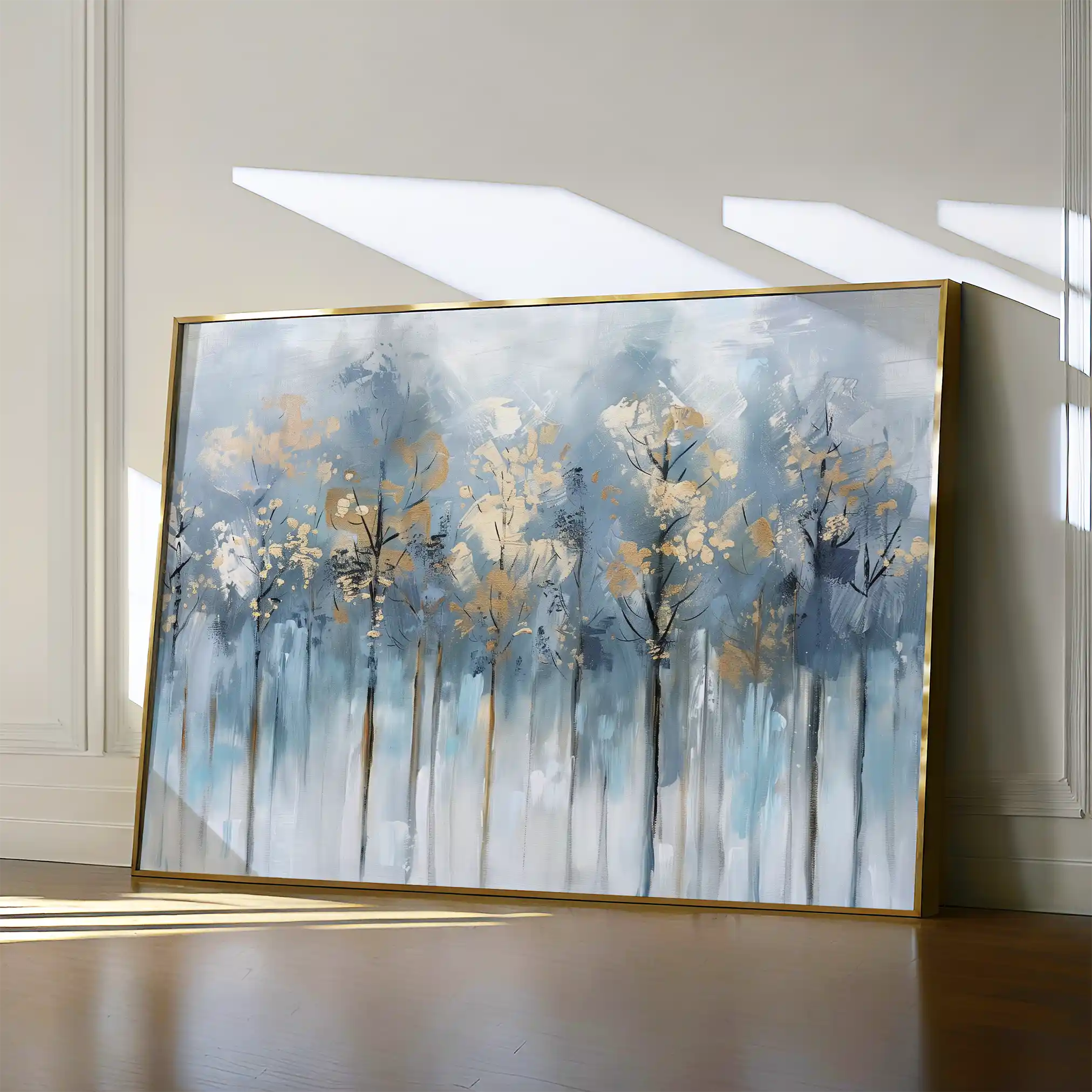 Floral 295 Canvas Art 60 x 40 cm / Black
