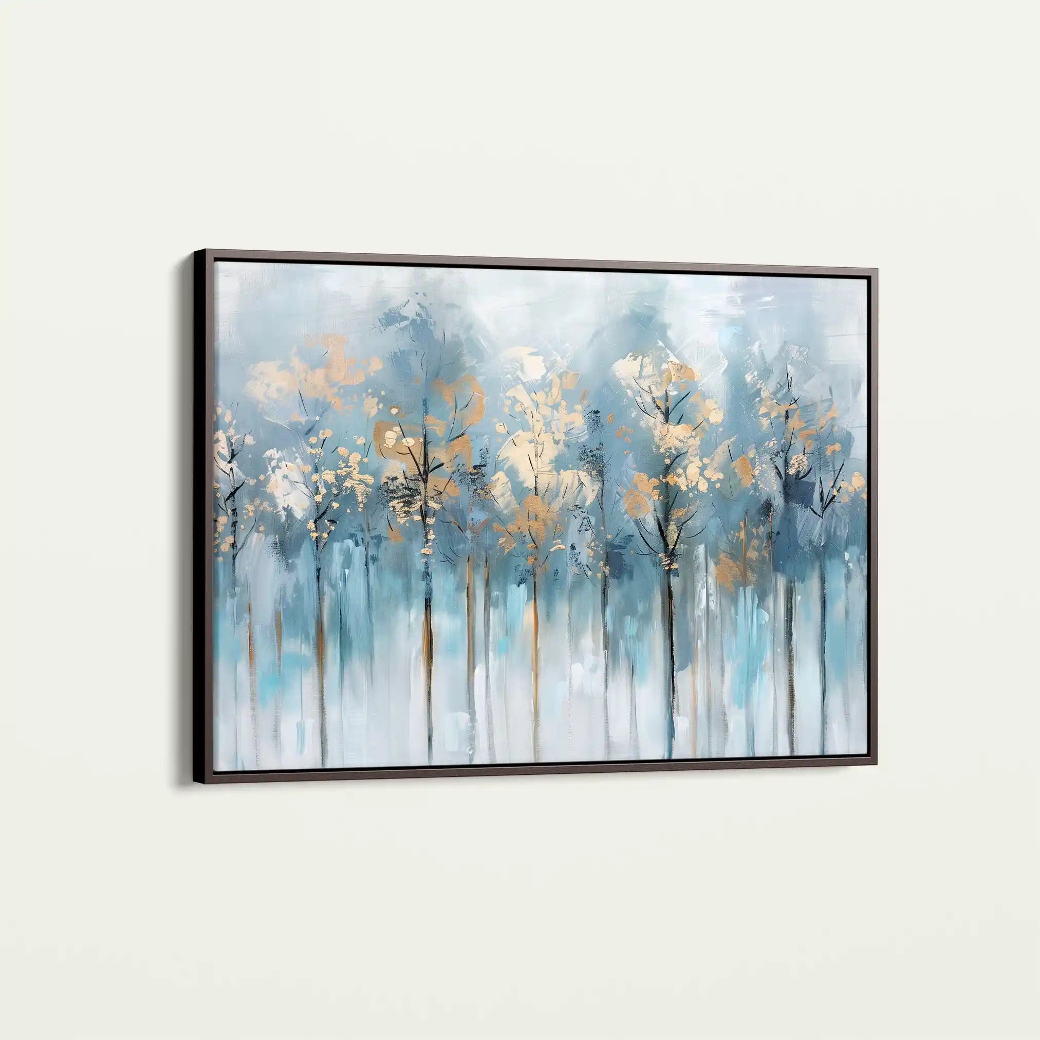 Floral 295 Canvas Art 60 x 40 cm / Black